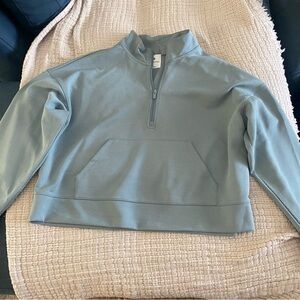 Casual Blue Quarter-Zip Pullover NWOT